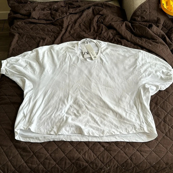 Zara new with tags white oversized top size medium - Picture 1 of 5